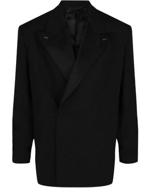 Givenchy Notch-Lapel Oversized Blazer - Black