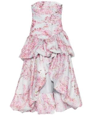 Aje. Ambrose Strapless Maxi Dress - Pink
