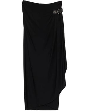 Tom Ford Buckle-Detail Maxi Skirt - Black