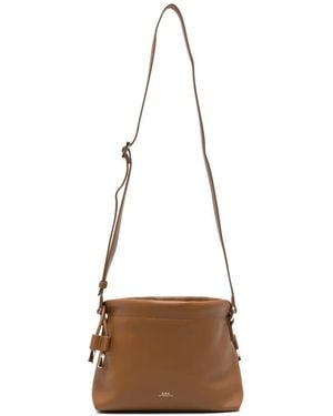 A.P.C. Sac Porté Épaule Ninon À Lien De Resserrage - Natural