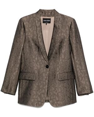 Giorgio Armani シングルジャケット - ブラウン