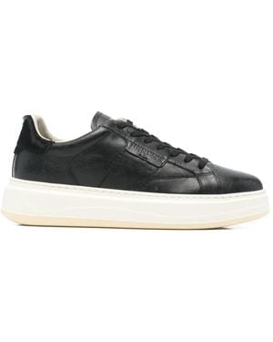 Woolrich Sneakers Mit Einsätzen - Schwarz