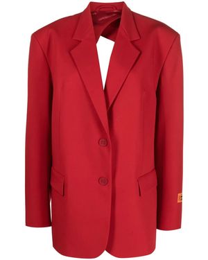 Heron Preston Rückenfreier Blazer - Rot
