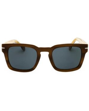 BOSS Rectangle-Frame Sunglasses - Black