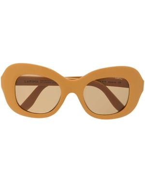 LAPIMA Mafalda Oversize-Frame Sunglasses - Brown