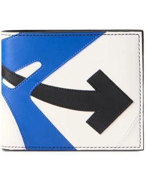 Off-White c/o Virgil Abloh Trainer Bi-Fold Wallet - Blue
