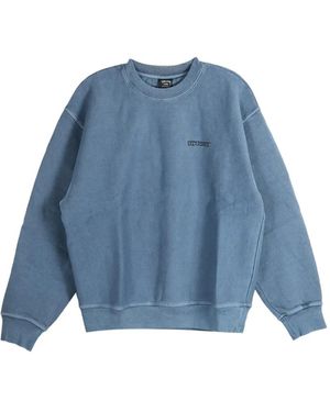 Stussy Crew-Neck Sweatshirt - Blue