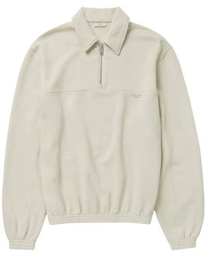 1989 STUDIO Half-Zip Sweatshirt - White