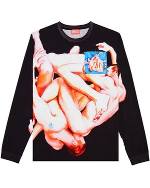 DIESEL X Toff グラフィック Tシャツ - ブルー