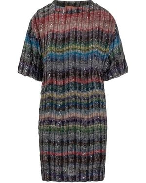 Missoni Sequin-Embellished Short Dress - Black