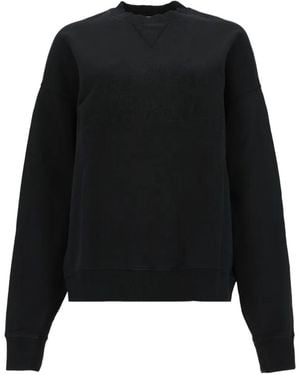 AMISH Jersey Con Cuello Redondo - Negro
