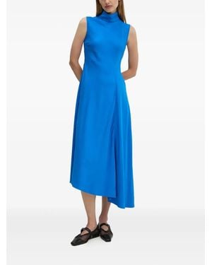 Day Birger et Mikkelsen High-Neck Asymmetric Dress - Blue