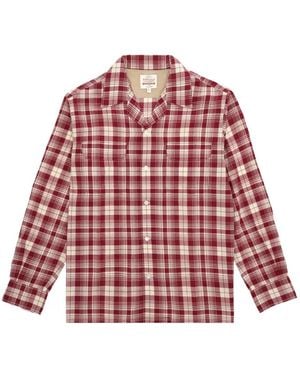 Fortela Baker Checked Shirt - Red