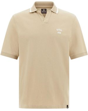 BOGGI Polo de piqué en algodón - Neutro