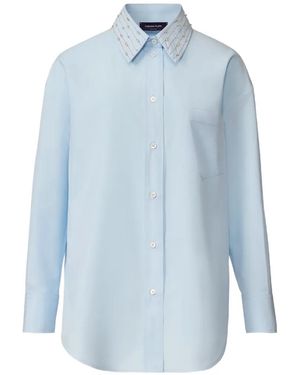 Fabiana Filippi Embellished Collared Shirt - Blue