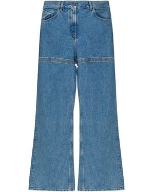 The Attico Jeans mit Cut-Outs - Blau
