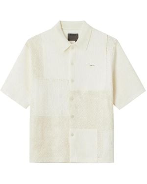 Musium Div. Camicia A Inserti - Bianco