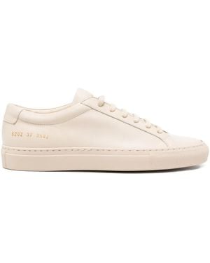 Common Projects Leather Lace-Up Sneakers - Pink