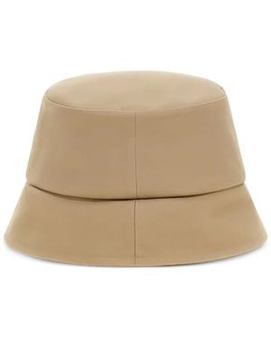 Roberto Cavalli Embroidered-Logo Bucket Hat - Natural