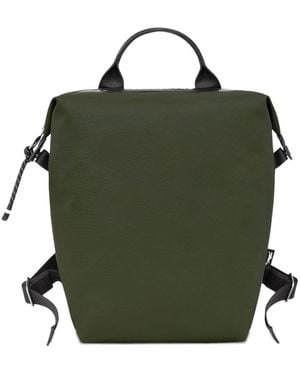 Longchamp レザー バックパック - グリーン