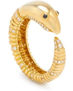 Yvonne Léon Crayfish Ring Met Diamant - Metallic