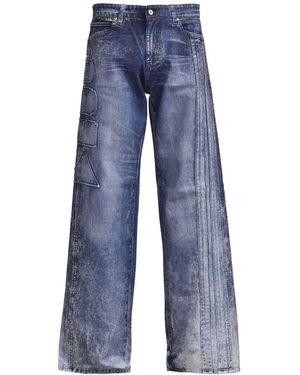 PDF Wide-Leg Jeans - Blue