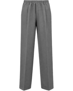 Cellar Door Straight-Leg Trousers - Grey