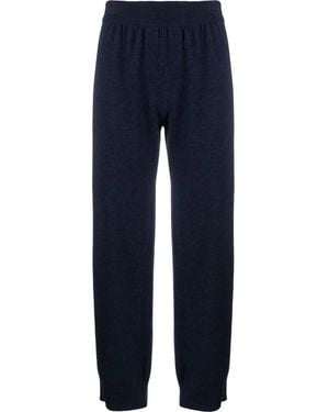 Barrie Tapered-Leg Cashmere Trousers - Blue