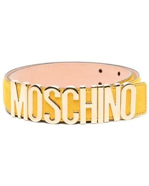 Moschino Cintura Con Fibbia - Metallizzato