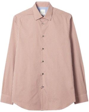 Paul Smith Check-Pattern Shirt - Pink