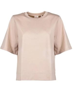 Marella Round-Neck T-Shirt - Natural