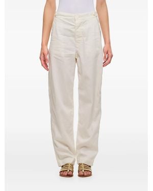 Casey Casey Pantalones Con Doble Bolsillo - Blanco
