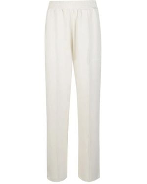 hinnominate Pantaloni Con Vita Elasticizzata - Bianco