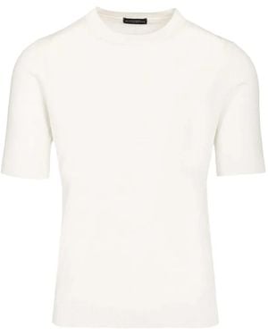 Ballantyne Knitted Slim-Fit T-Shirt - White