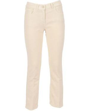Aspesi Button Straight-Leg Pants - Natural