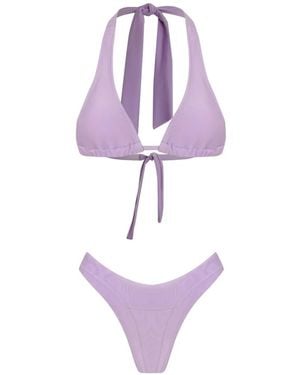 Amir Slama Bikini A Triangolo - Viola