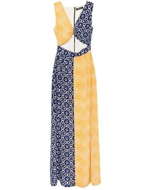 BLAKLACE Vestido con estampado geométrico - Azul
