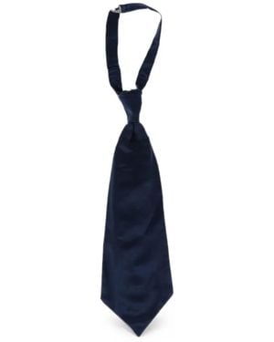 Corneliani Silk Ascot Tie - Blue