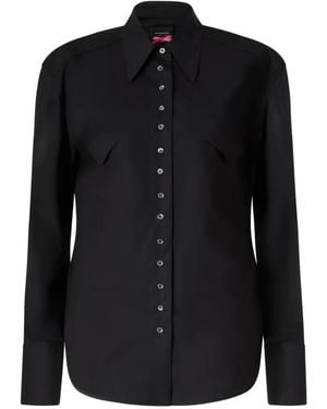 Pinko Camicia Con Nodo - Nero