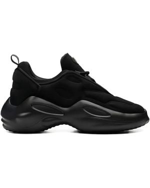 Leandro Lopes Mining Logo-Print Trainers - Black