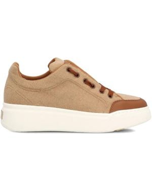 Max Mara Water-repellent Cashmere Sneakers - ブラウン