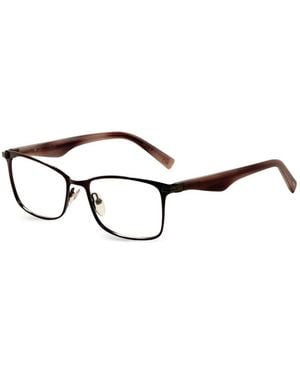 Tumi Rectangle-Frame Glasses - White