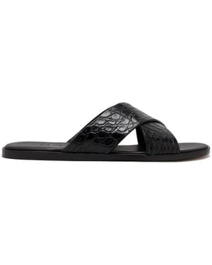 Magnanni Criss-Cross Sandals - Black
