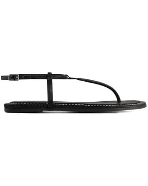 Bernardo Hercu T-Strap Sandals - Black