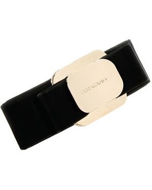 Ferragamo ビジュートリム ヘアクリップ ブラック | Lyst