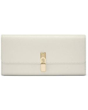 Furla Iride Textured Wallet - White