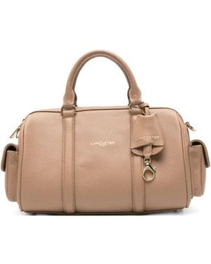 Lancaster Milano Ana Grained Leather Tote Bag - Natural