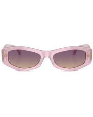 Versace Occhiali Da Sole Geometrici - Rosa