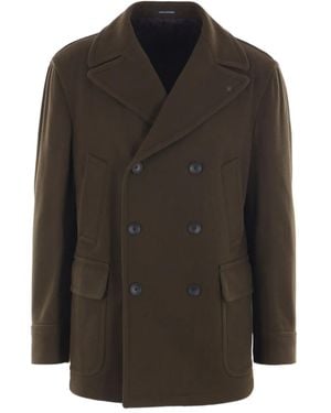 Tagliatore Double-Breasted Coat - Black