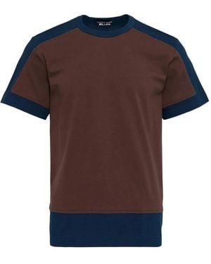 Comme des Garçons Colourblock T-Shirt - Blue